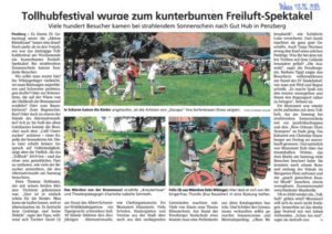 Pressespiegel zum TollHub-Festival 2019 — Foto